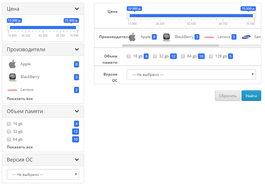 Модуль фильтрации &laquo;Dream Filter&raquo; для OpenCart